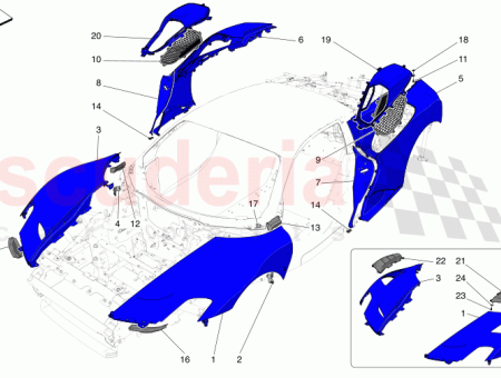 Photo of FRONT RH MUDGUARD ASSEMBLY…