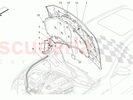 Photo of BONNET INTERNAL PANEL…