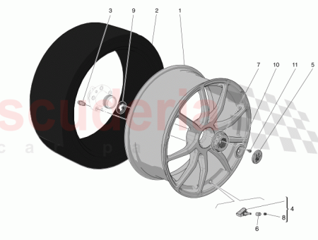 Photo of REAR WHEEL RIM 20…