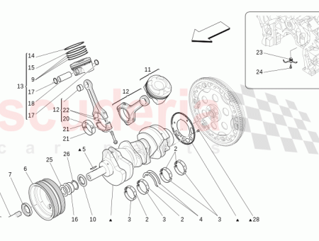 Photo of RH SIDE ENGINE PISTON WITH RINGS…