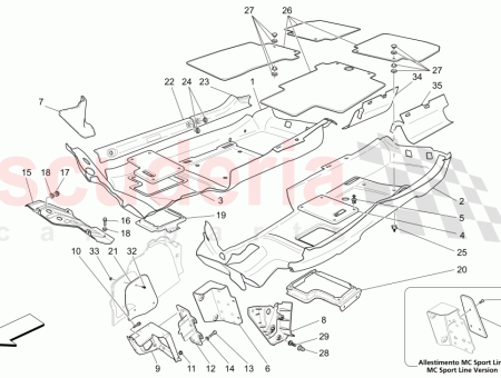 Photo of FOOT REST LINING MC Sport Line Version EU…