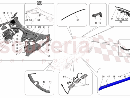 Photo of LH LATERAL AIR VENT CABLE…
