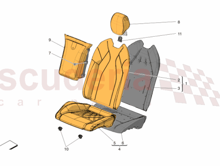 Photo of LH REAR BACK FOAM PAD…