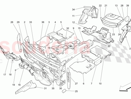 Photo of RH FRONT SUPPORTING BRACKET…
