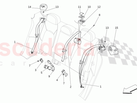 Photo of CENTRAL SEATBELT RETRACTOR…