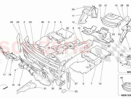 Photo of UPPER RH ENGINE COMPARTMENT INSULATION…