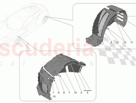 Photo of LH FRONT WHEELHOUSE GUARD FRONT SIDE…