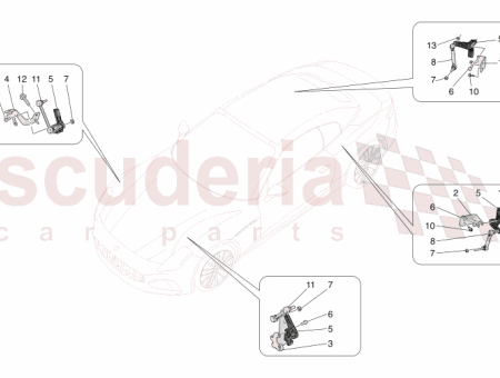 Photo of HEADLIGHT HEIGHT SENSOR BRAC…