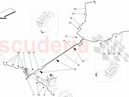 Photo of RIGID PIPE FROM CONTROL UNIT TO LH INTERMEDIATE…