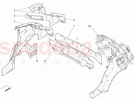 Photo of RH REAR LIGHT HOUSING BASE ASSEMBLY…