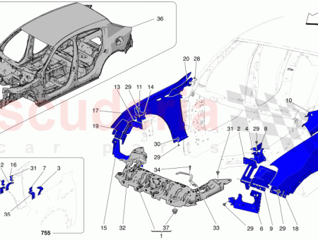 Photo of LH ENGINE COVER BRACKET…