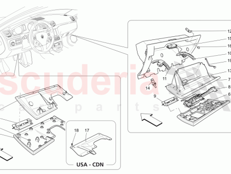 Photo of GLOVE BOX SHUTTER GRIGIO CHRONO CHRONO GREY 094083985…