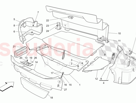 Photo of R H LATERAL COVER GRIGIO GREY 364930071…