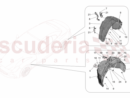Photo of LH FRONT WHEELHOUSE GUARD REINFORC…