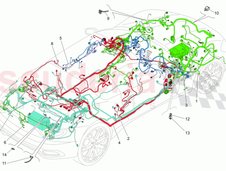 Photo of PASSENGER COMPARTMENT WIRING HARNESS…