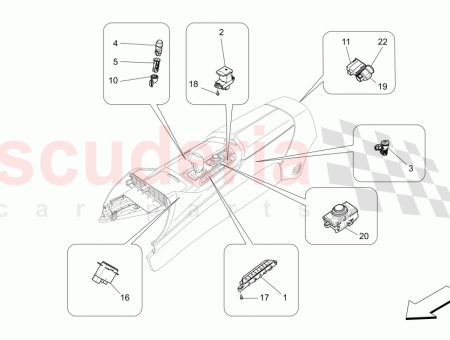 Photo of CONTROL TRIM ON GEARSHIFT LEVER EU CN US…