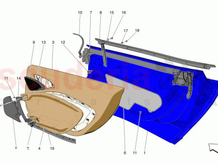 Photo of RH OUTER GLASS SCRAPER GASKET…