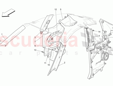 Photo of COMPLETE L H REAR LATERAL COVERING…