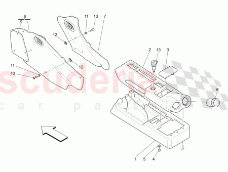 Photo of COMPLETE LOWER CONSOLE CUOIO SELLA SELLA HIDE 364015382…