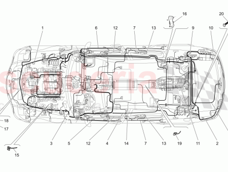 Photo of PASSENGER COMPARTMENT WIRING HARNESS EU CN US CD…