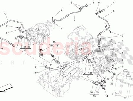 Photo of OIL DELIVERY PIPE TO RH TURBINE…
