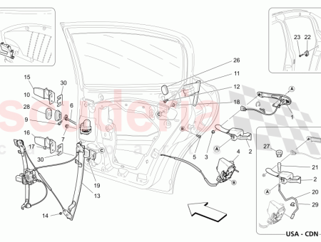 Photo of COMPLETE L H HANDLE FOR DOOR OPENING…