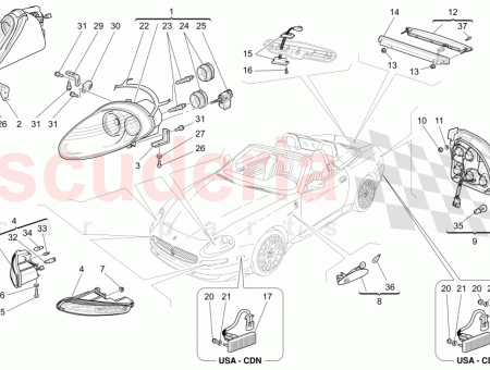 Photo of RH HEADLIGHT GRIGIO TEXTURE TEXTURE GREY…