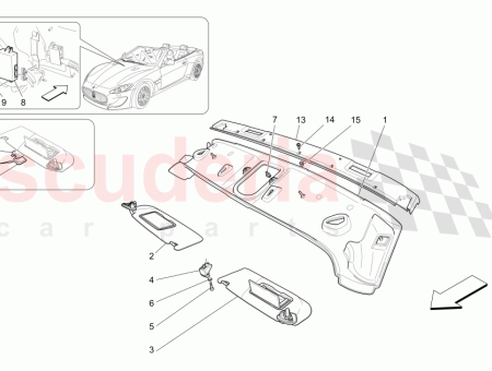 Photo of LH SUN SCREEN ASSEMBLY EU JP 2…
