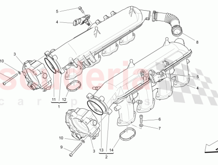 Photo of RH INTAKE MANIFOLD ASSEMBLY…