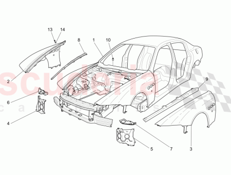 Photo of R H INSERT FOR FRONT FENDER…