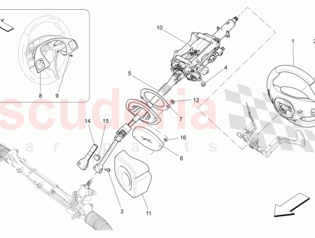 Photo of STEERING COLUMN ASSEMBLY STEERING COLUMN WITH ELECTRICAL ADJUSTMENT…