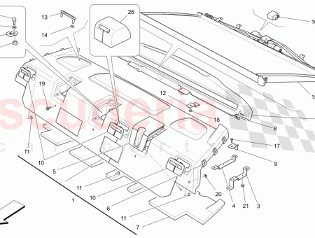 Photo of REAR ELECTRIC SUNSHADE MODULE POWER REAR SUNBLIND HIGH…
