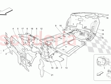 Photo of LH FRONT FOOTBOARD INSULATION…