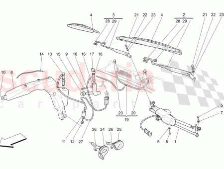 Photo of WINDSCREEN WIPER SET ASSEMBLY…