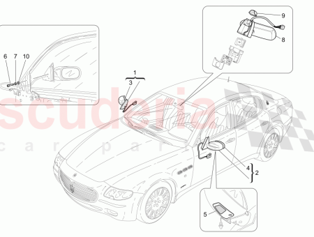 Photo of COMPLETE GLASS FOR R H OUTER REAR VIEW…
