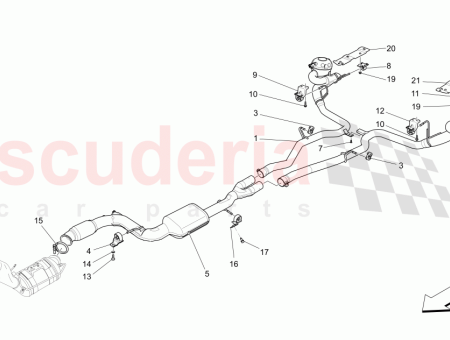 Photo of LH FRONT SILENCER SUPPORT…