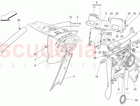 Photo of COMPLETE L H REAR LATERAL COVERING BEIGE BEIGE…