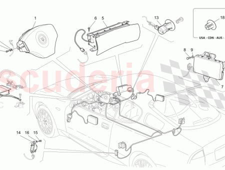 Photo of PASSENGER AIR BAG GRIGIO NICKEL NICKEL GREY 094079512…