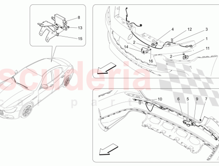 Photo of FRONT BUMPER PARKING SENSOR WIRING ADAPTIVE CRUISE CONTROL…