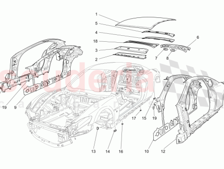 Photo of WINDSHIELD UPPER CROSS MEMBER COVER…