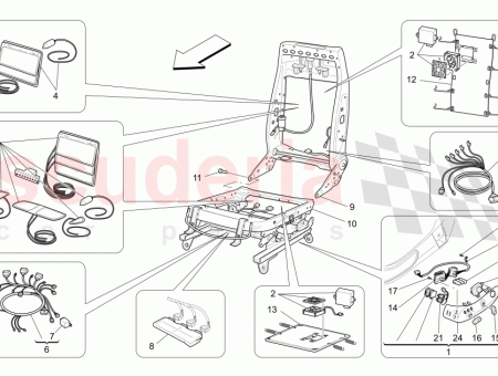 Photo of R H CUSHION SEAT BACK ADJUSTMENT JOYSTICK…