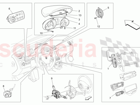 Photo of INSTRUMENT PANEL ASSEMBLY EU AU CN CD UK…