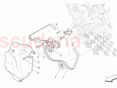 Photo of TENSIONER MOUNTING BRACKET…