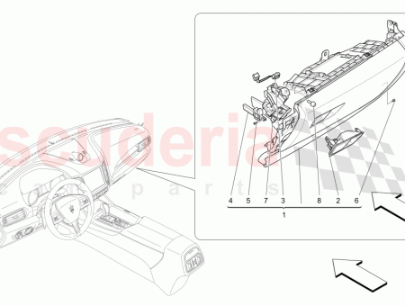 Photo of GLOVE BOX ASSEMBLY ZEGNA EDITION INTERIORS EU CN…