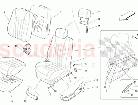 Photo of R H OUTER LATERAL COVER GRIGIO MEDIO MEDIUM…
