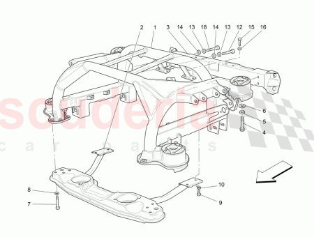 Photo of REAR SUSPENSION FRAME ASSEMBLY…