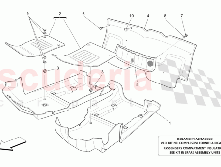 Photo of VERTICAL R H REAR CARPET BLU NAVY NAVY…