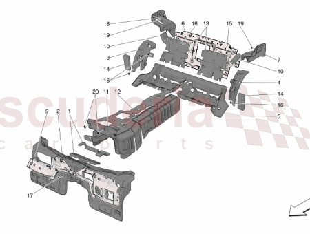 Photo of REAR SEAT CUSHION SOUDPROOFING PANEL…