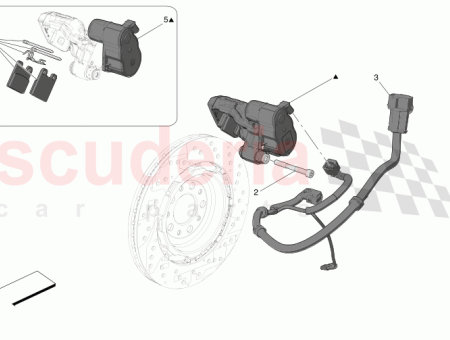 Photo of REAR PARKING BRAKE PADS KIT…