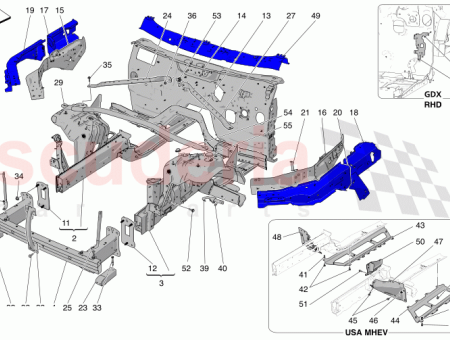 Photo of COMPLETE RH UPPER STRUT BOX SECTION…